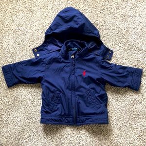 Navy blue Ralph Lauren Toddler Rain/Lightweight coat